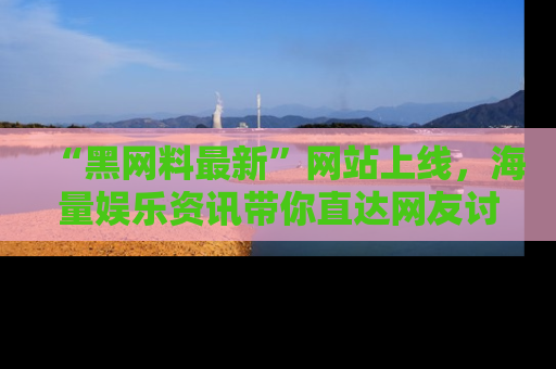 “黑网料最新”网站上线,海量娱乐资讯带你直达网友讨论的中心!