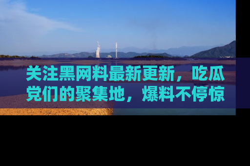 关注黑网料最新更新,吃瓜党们的聚集地,爆料不停惊喜连连!