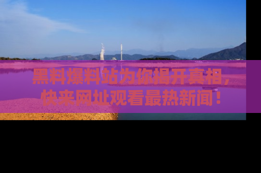 黑料爆料站为你揭开真相,快来网址观看最热新闻!