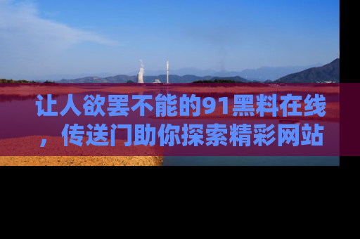 让人欲罢不能的91黑料在线，传送门助你探索精彩网站内幕！