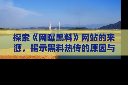 探索《网曝黑料》网站的来源，揭示黑料热传的原因与影响