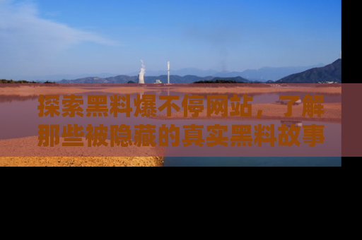探索黑料爆不停网站，了解那些被隐藏的真实黑料故事