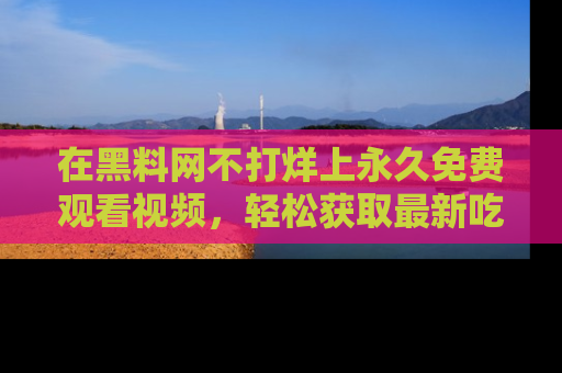 在黑料网不打烊上永久免费观看视频,轻松获取最新吃瓜资讯!