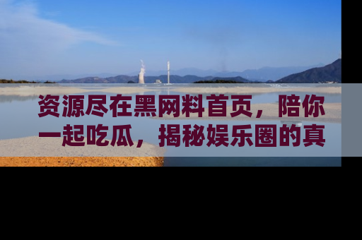 资源尽在黑网料首页,陪你一起吃瓜,揭秘娱乐圈的真实内幕