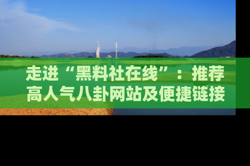 走进“黑料社在线”:推荐高人气八卦网站及便捷链接的全面指南